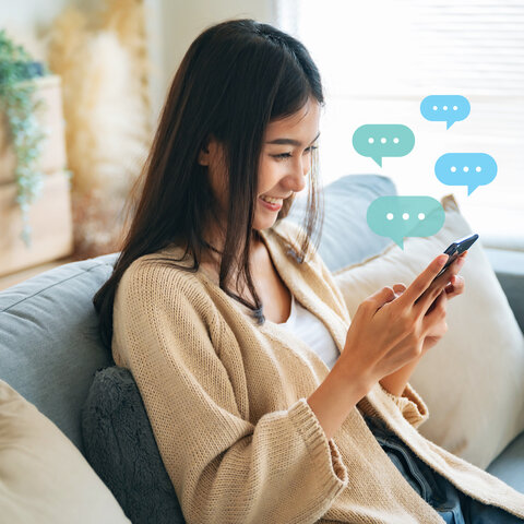 Database of Text Messages for Parents