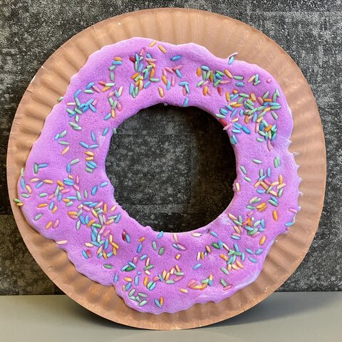 Paper Plate Donut