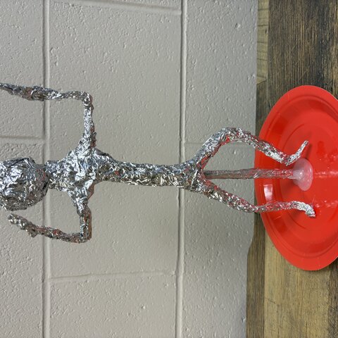 Tin Foil Sculptures